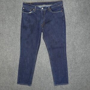 Levi's 511 Jeans Mens 36x30 Blue Slim Fit Dark Wash Stretch Denim Denim Pants